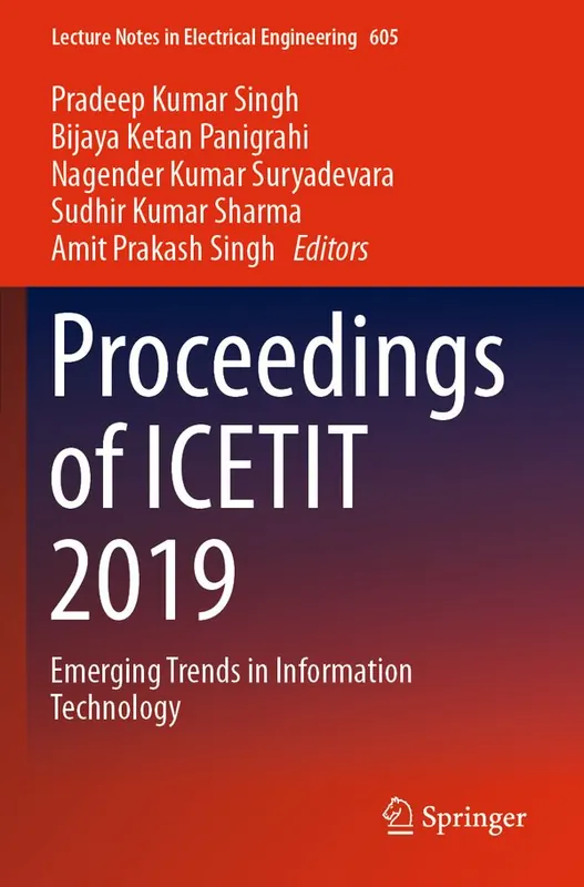 Proceedings of ICETIT 2019: Emerging Trends in Information Technology | 1:a upplagan Rea