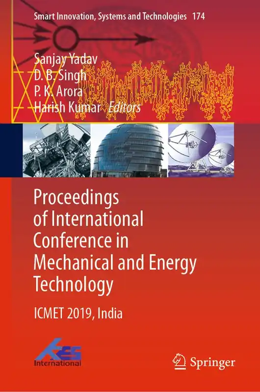 Proceedings of International Conference in Mechanical and Energy Technology | 1:a upplagan Endast idag