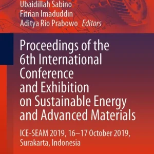 Snabb leverans Proceedings of the 6th International Conference and Exhibition on Sustainable Energy and Advanced Materials | 1:a upplagan
