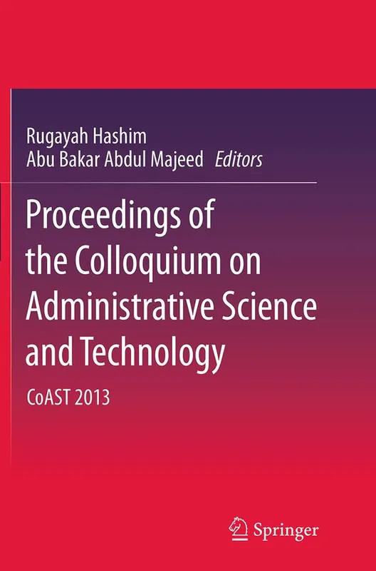 Outlet Proceedings of the Colloquium on Administrative Science and Technology | 1:a upplagan