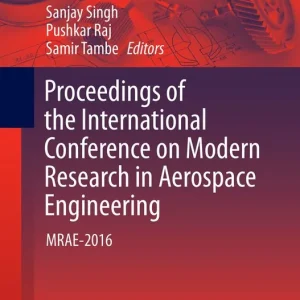Bästa pris Proceedings of the International Conference on Modern Research in Aerospace Engineering | 1:a upplagan