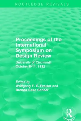 Proceedings of the International Symposium on Design Review (Routledge Revivals) | 1:a upplagan Rea
