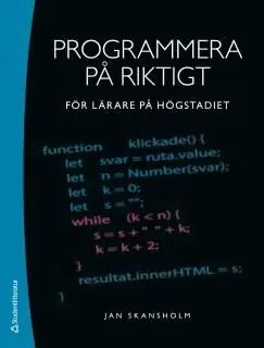 Programmera på riktigt - för lärare på högstadiet | 1:a upplagan Lågt pris