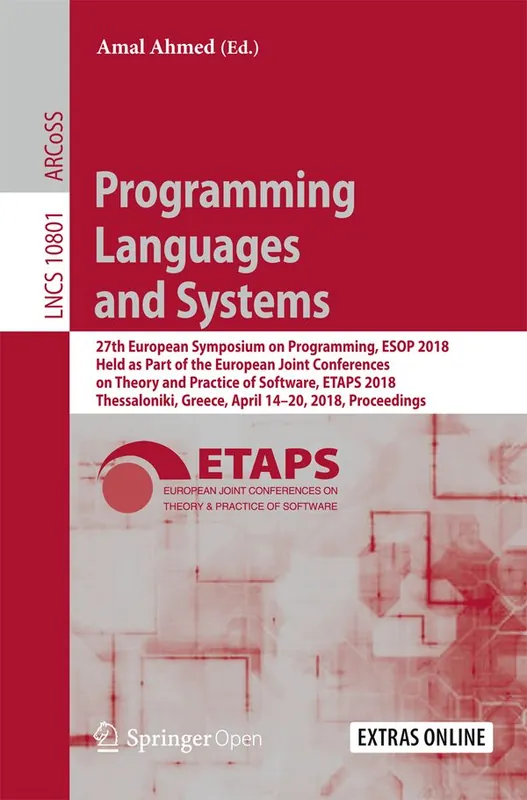 Billigare Programming Languages and Systems | 1:a upplagan