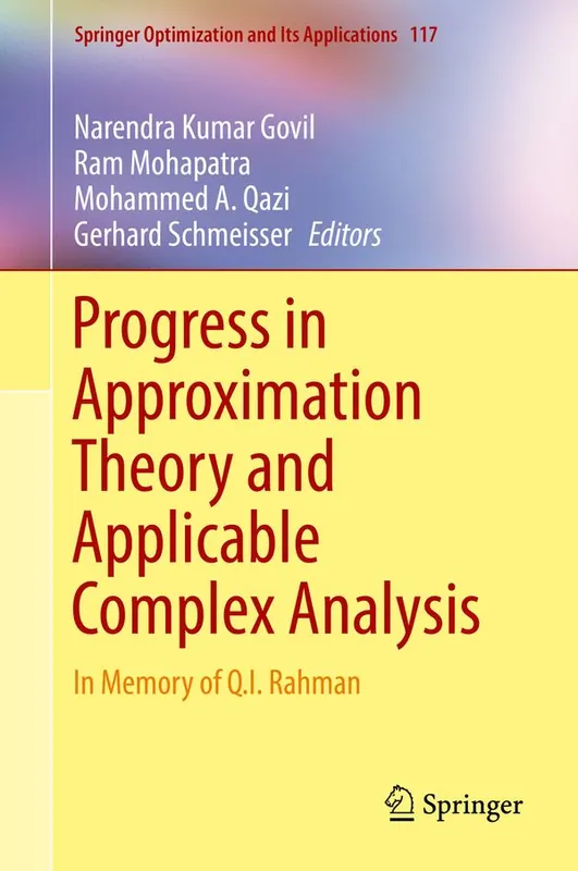 Premium Progress in Approximation Theory and Applicable Complex Analysis | 1:a upplagan