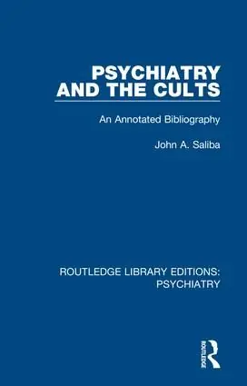 Psychiatry and the Cults | 1:a upplagan Rabatter