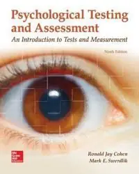 risnedsättning Psychological Testing and Assessment | 9:e upplagan