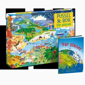 Bästa pris Pussel & bok: Vår planet | 1:a upplagan