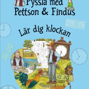 Begränsat erbjudande Pyssla med Pettson och Findus : Lär dig klockan | 0:e upplagan
